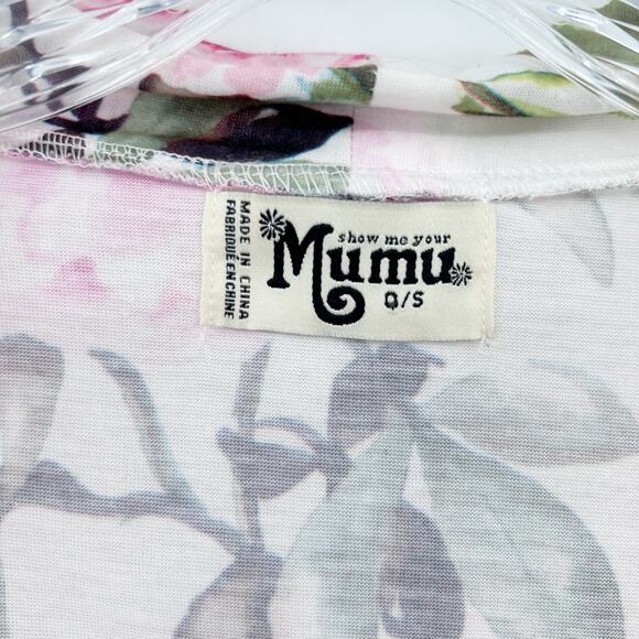 Show Me Your MuMu Brie Robe Garden of Blooms Multicolor Floral Womens Size OS - Picture 7 of 12